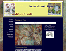 Tablet Screenshot of paintingsbypaula.com